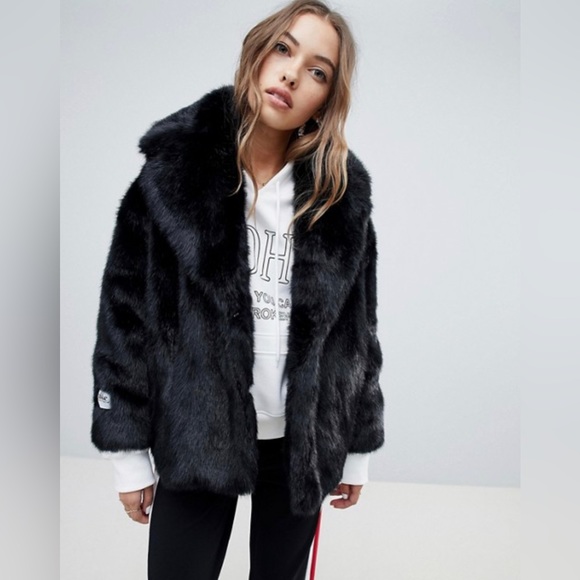 Jakke faux fur coat - Picture 1 of 4